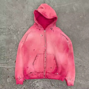 Sudadera con Capucha Extra Grande de Moda Vintage, Personalizada, 100% Algodón, Talla XL Larga, Lavada y Desgastada para un Aspecto Desgastado por el Sol, para Otoño - Product Image 1