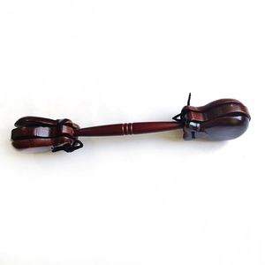Castagnette en bois à double poignée, instrument de percussion Orff, pour l'éveil musical des enfants - Product Image 1