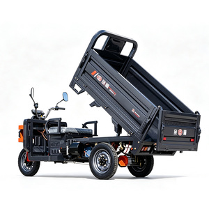 Orange Gasoline Work Mophoto Pancakes Speaker Overweight Auto Carrier Handicaps Aluminum Rikshaw Cargo Tricycle - Product Image 1