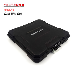 SUBORUI 99 pièces Forets 1,5 mm-10 mm Tige droite Bohrer HSS 4241 Broca Para Metal Ensemble de forets pour acier - Product Image 2