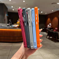 Étui de téléphone magnétique de luxe à couleurs contrastées avec dissipation thermique pour Samsung S24 S25 S26 Ultra, coque antichoc pour iPhone 18 Pro Max