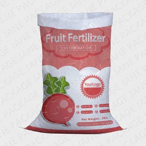 Custom 10kg 15kg 20kg 25kg 50kg 100kg Customized Bopp Laminated Pp Woven Seeds Organic Fertilizer Packaging Bag