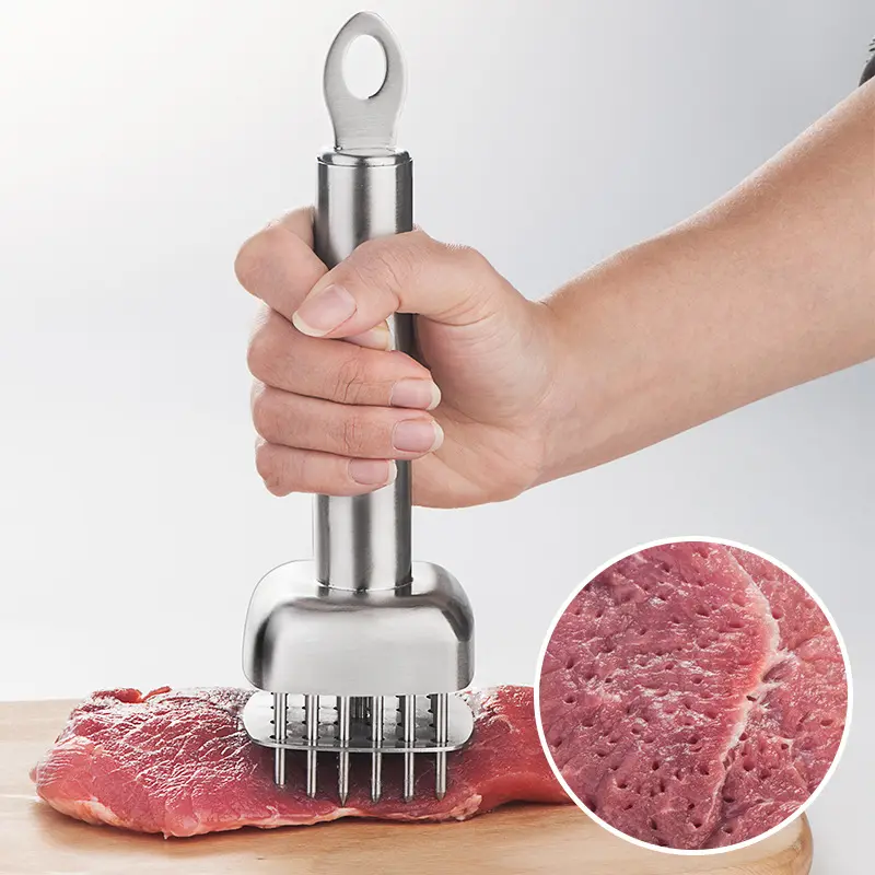 2023 고품질 Tenderizer 도구 스테이크 고기 망치 스테인레스 스틸 고기 망치
