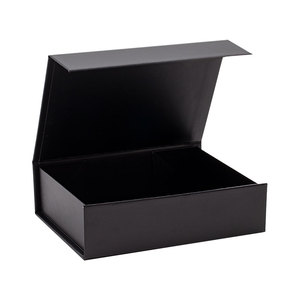 Good Price Magnetic Large Foldable Custom Folding Gift Box With Ribbon Wedding Album Gift Box