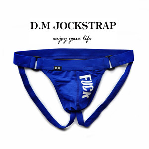 2025 vendita calda da uomo Sexy Low riso <span class=keywords><strong>D.M</strong></span> sospensorio Gay Open Back biancheria intima da uomo tinta unita alto elastico cotone perizoma slip - Product Image 2