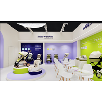 Diseño de Stand Portátil y Reutilizable de Madera |   Soporte de Techo de Armadura para Exposiciones Comerciales Internacionales