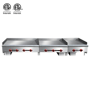 ETL omologato tipo americano attrezzatura da cucina commerciale 36 "<span class=keywords><strong>piastra</strong></span> piatta <span class=keywords><strong>a</strong></span> <span class=keywords><strong>Gas</strong></span> <span class=keywords><strong>piastra</strong></span> <span class=keywords><strong>BBQ</strong></span> Grill con <span class=keywords><strong>piastra</strong></span> 20mm di spessore (HRG-36) - Product Image 5