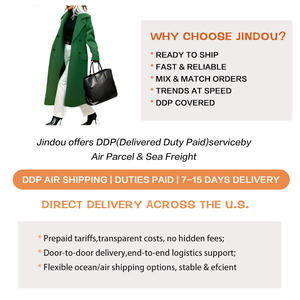 معطف نسائي طويل جديد لخريف/شتاء <span class=keywords><strong>2026</strong></span> بأزرار فردية، لون موحد، تصميم فضفاض، مقاسات كبيرة، معطف سميك دافئ مقاوم للرياح - Product Image 3