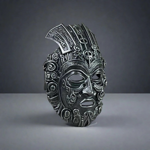 Carnaval de Halloween, Día de muertos, Cosplay, fiesta de disfraces, indio, máscara artesanal de resina - Product Image 4