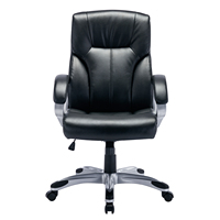 Chaise de bureau, chaise en cuir reconstitué, chaise exécutive de bureau
