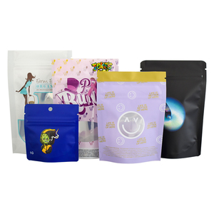 לאלומיניום אריזת פלסטיק באיכות מזון סיטוני לעמוד למעלה שקית ניילון אלומיניום 3.5 גרם 7 גרם 28 גרם ריח עמיד ריח 3.5 תיק - Product Image 5