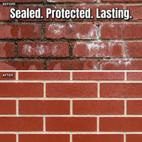 Peinture Summit Paint Plus à base d'eau, anti-efflorescence, hydrofuge, couche de finition protectrice durable pour la maçonnerie, le mortier et la brique