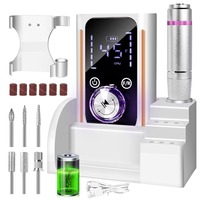 Machine à polir les ongles rechargeable Hadiyah Beauty 45000 tr/min pour le retrait et le polissage professionnels du vernis à ongles