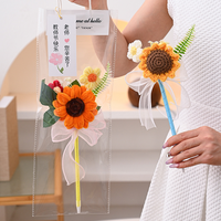 Fleurs artificielles faites à la main pour bouquets, couronnes et arrangements DIY, décoration pour la fête des mères, Noël, en coton, design créatif