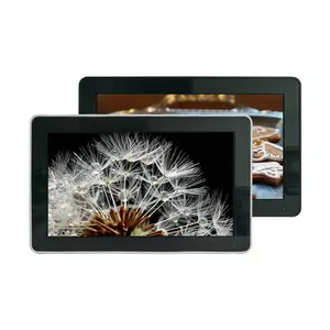 23.8" Bus Roof Wall Advertising Monitor Android 2 Way Video Input Media Player DC12-24V Universal LCD Information Screen