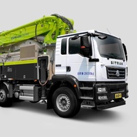 Camion pompe à béton Zoomlion Shandeka diesel 43 mètres, 180 m³/h de production de béton, moteur intégré, entièrement hydraulique, 40 m, 46 000 kg, garantie 1 an