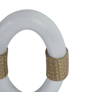 Set di 3 decorazioni murali scultoree ovali in alluminio, stile contemporaneo minimalista, per soggiorno, camera da letto, ufficio - Product Image 5