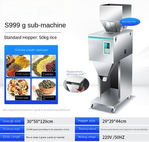 Máquina dispensadora automática, dispensador de gránulos de arroz en polvo de pesaje cuantitativo, máquina de llenado de azúcar - Product Image 4