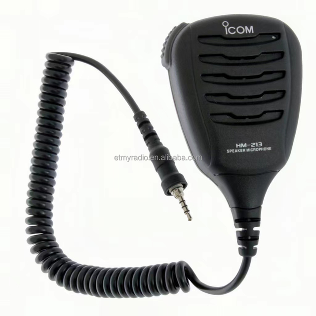 For ICOM HM-213 Waterproof Walkie Talkie Speaker Microphone Compatible with Marine for Radio IC-M25/IC-M25EURO/IC-M37