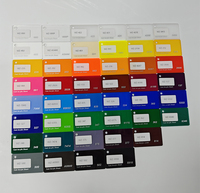 Vente en gros de plaques acryliques de couleur unie, 3 mm-20 mm, PMMA coulé, panneau plastique transparent haute brillance pour enseignes et artisanat