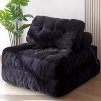 Modernes Design Stoffoberfläche Hochdichte Schaumstoffpolsterung Freizeit Klappbarer Komprimierter Einzelsessel BTCS010 für Zuhause oder Hotel