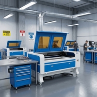 Machine de gravure laser CO2 1410 80W 100W 130W 150W Prix/machine de gravure et de découpe laser pour bois/MDF/cuir/acrylique