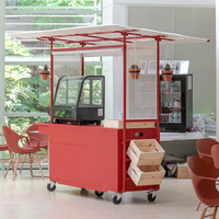 Vente en gros d'usine de brochettes multifonctionnelles camion de nourriture chariot de nourriture mobile voiture de décrochage de nourriture cuite