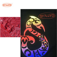 SOLLYD Fabrication Usine Feuille Paillettes Plastisol Encre pour Sérigraphie Textile Chaleur sur Tissu Vêtements Vêtement Effet Spécial