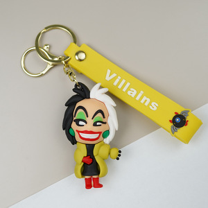Llavero de PVC de personaje de dibujos animados, bruja malvada, colgante para bolso, adorno colgante, llavero para coche, regalo promocional al por mayor - Product Image 5
