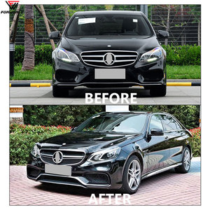 Per Mercedes Benz Classe E <span class=keywords><strong>W212</strong></span> 14-15 <span class=keywords><strong>AMG</strong></span> E63 Paraurti Anteriore, Paraurti Posteriore, Faro Cofano, Minigonne Laterali, Nuovi Morsetti, Fonte di Produzione - Product Image 4