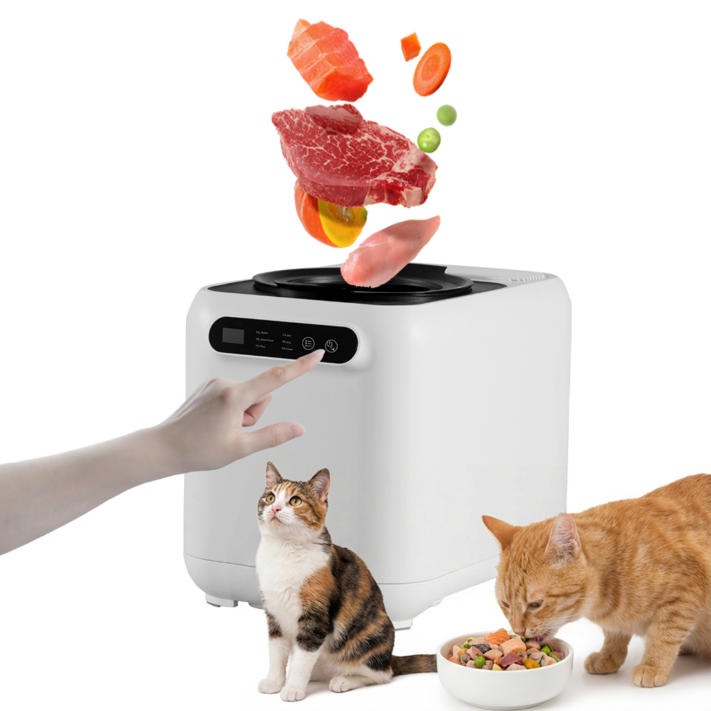3L Smart Charge Plastic Stylish Cat Food Multi-Mode Touch Screen Control Eco-Friendly Waterproof Pet Food Processor