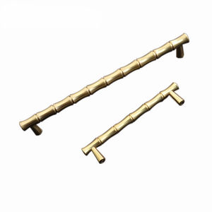 批发中国橱柜门拉手仿古竹形五金合金家具配件拉手 - Product Image 1