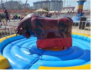 <span class=keywords><strong>Castillo</strong></span> Inflable Resistente y Divertido con Forma Realista, Controlado por Movimiento, Material de PVC, Fácil de Instalar, para 1 Persona, para Competencia de Vaqueros - Product Image 3