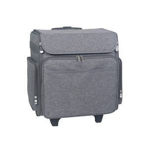 Sac de rangement pliable à roulettes BSCI pour loisirs créatifs, idéal pour les boîtes IRIS et l'organisation des albums et des fournitures artistiques - Product Image 2