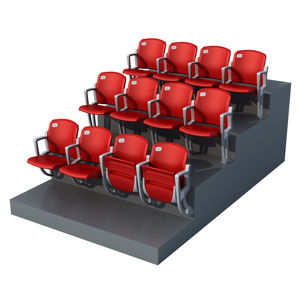 Asiento de plástico de alta calidad para el estadio, cojín portátil para el auditorio - Product Image 4