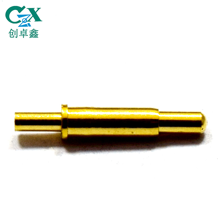 Штырьковый зонд pogo с пружинным креплением для сквозного отверстия