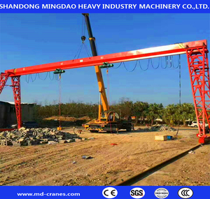 Top Running Single Girder Gantry Crane High Efficiency for Factory and Warehouse - Product Image 4