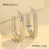 Boucles d'oreilles créoles tendance pour femme en acier inoxydable de haute qualité, étanches, idéales comme cadeau