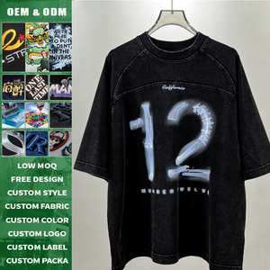 T-shirt à manches courtes imprimé artistique Bone Rivet, respirant, toucher doux, streetwear, haute qualité, logo personnalisé pour hommes - Product Image 1