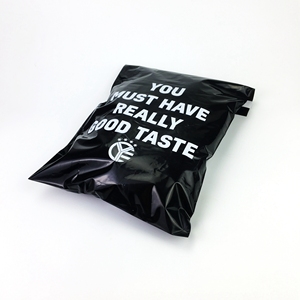 Impreso personalizado grande polietileno negro de plástico envío sobres de correo sobre bolsas de ropa de envío - Product Image 1