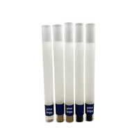 OEM ODM 109mm Cônes à rouler en papier naturel de qualité supérieure avec embout en verre, logo personnalisé, combustion lente et douce, emballage en boîte et tube