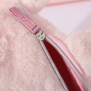 Bunny Ear <b>Children</b> s <b>Backpack</b> Trendy Cartoon Plush Shoulder Bag for Girls Bulk Purchase for School - Product Image 3