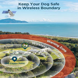 Signal GPS intelligent AI Clôture électronique pour chien Étanche et rechargeable 3 modes d'avertissement Portée de 65 à 3290 pieds pour la plupart des chiens en plastique - Product Image 3