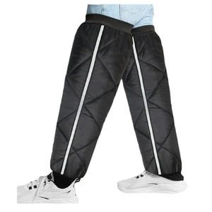 Protectores de piernas cálidos de invierno con cremallera para hombres y mujeres, protectores de rodilla a prueba de viento para montar en bicicleta eléctrica, uso para adultos - Product Image 3