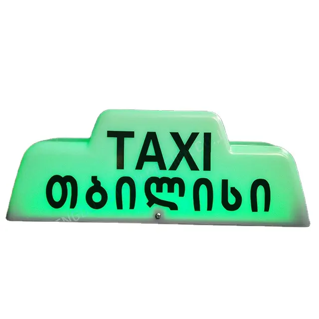 Magnete superiore del tetto del segno del Taxi dell'esposizione del tetto della scatola luminosa del Taxi di pubblicità su ordinazione