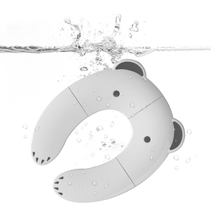 Siège de toilette pliable et portable pour bébé, design ours mignon, en PP+TPE sans BPA, antidérapant - Product Image 5