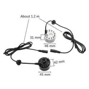 Mini Atomizzatore con 12 LED per Acquario, Umidificatore per Incubatrice, Nebulizzatore per Interni e Paesaggistica - Product Image 2