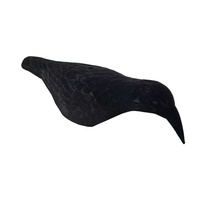Décoration de jardin réaliste en forme de demi-coquille de corbeau de chasse, durable et luxueuse, accessoires de chasse