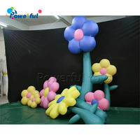 Modèles de fleurs gonflables personnalisées, ballon publicitaire gonflable, fleur géante gonflable pour scène de mariage