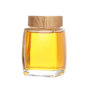 Bocaux en verre pour miel traditionnels transparents personnalisés de 180 ml, 280 ml, 380 ml, 500 ml, 750 ml avec couvercles à vis Bocal pour miel - Product Image 1